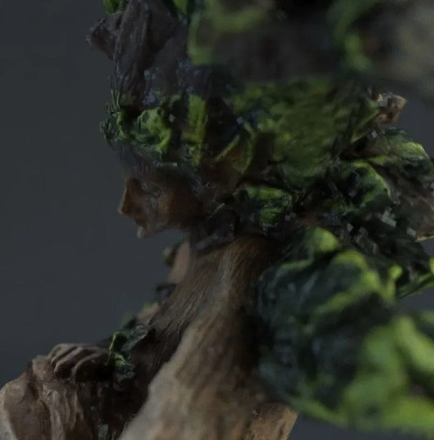 Forest Goddess Sculpture - Tree Spirit Resin Statue for Home & Garden Decor