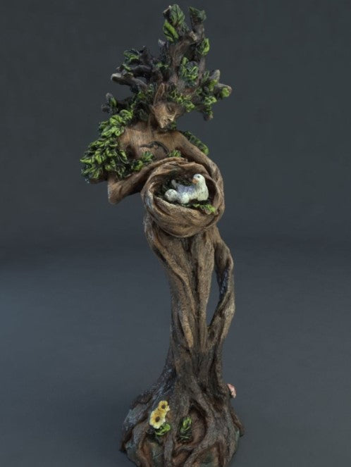 Forest Goddess Sculpture tree spirit resin statue for home and garden decor - DecorHomeNest
