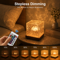 Water Ripple LED Lamp - RGB Aurora Ocean Wave Projector Night Light with Remote Control