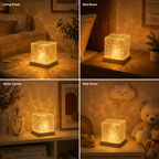 Water Ripple LED Lamp - RGB Aurora Ocean Wave Projector Night Light with Remote Control